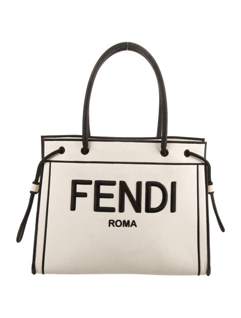 fendi roma handbag price|fendi roma canvas tote.